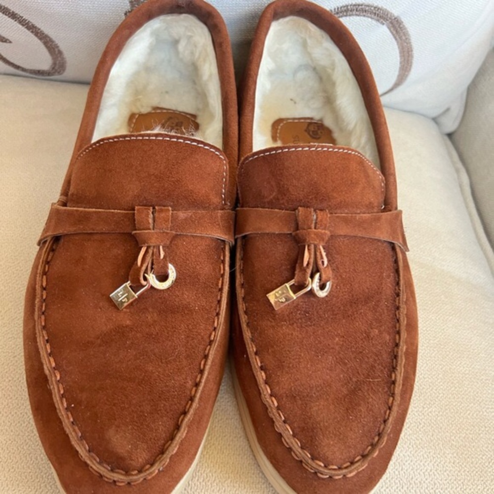 Loro Piana suede loafers